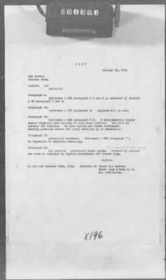 A: Early History and General Organization of the AEF Air Service > 20: Cablegrams Sent by the SOS (S Series) to the War Department Relating to Aeronautical Topics AND Courier Cablegrams Received by the SOS (X Series) from the War Department AND Courier Cablegrams Sent by the SOS (CS Series) to the War Department AND Courier Cablegrams Received by the SOS (CX Series) from the War Department