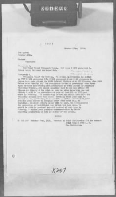 A: Early History and General Organization of the AEF Air Service > 20: Cablegrams Sent by the SOS (S Series) to the War Department Relating to Aeronautical Topics AND Courier Cablegrams Received by the SOS (X Series) from the War Department AND Courier Cablegrams Sent by the SOS (CS Series) to the War Department AND Courier Cablegrams Received by the SOS (CX Series) from the War Department