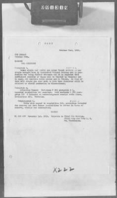 Thumbnail for A: Early History and General Organization of the AEF Air Service > 20: Cablegrams Sent by the SOS (S Series) to the War Department Relating to Aeronautical Topics AND Courier Cablegrams Received by the SOS (X Series) from the War Department AND Courier Cablegrams Sent by the SOS (CS Series) to the War Department AND Courier Cablegrams Received by the SOS (CX Series) from the War Department