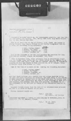 Thumbnail for A: Early History and General Organization of the AEF Air Service > 28: Recording and Accounting for the Air Service Property Developments in the AEF