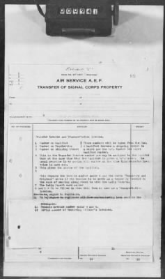 A: Early History and General Organization of the AEF Air Service > 28: Recording and Accounting for the Air Service Property Developments in the AEF