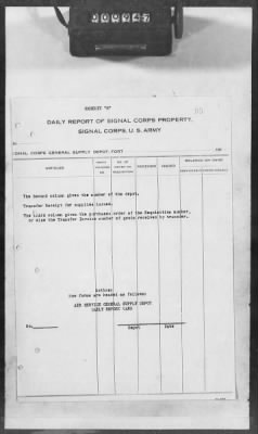 A: Early History and General Organization of the AEF Air Service > 28: Recording and Accounting for the Air Service Property Developments in the AEF