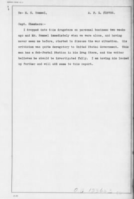 Old German Files, 1909-21 > H. C. Rommel (#8000-133653)