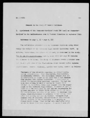 Thumbnail for Chapter 4 - C Series Manuscripts > C-075-C-075a-C-075b, Final Commentaries on the Campaign in North Africa, 1941-4