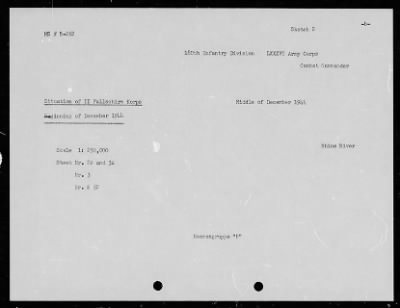 Thumbnail for Chapter 3 - B Series Manuscripts > B-262, II Parachute Corps (19 Sep. 1944-10 Mar. 1945)