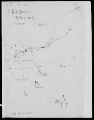 Thumbnail for Chapter 3 - B Series Manuscripts > B-104, 2d Mountain Division (23 Mar.-6 May 1945)