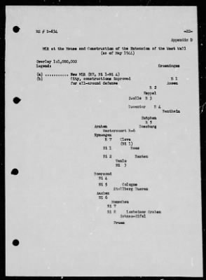 Thumbnail for Chapter 3 - B Series Manuscripts > B-834, Lower Rhine Fortifications (15 Sep. 1943-17 Oct. 1944)