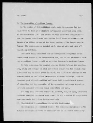 Thumbnail for Chapter 4 - C Series Manuscripts > C-086, The Landing of the American Seventh Army in Southern France (Aug. 1944)