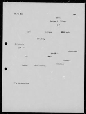 Thumbnail for Chapter 3 - B Series Manuscripts > B-115 to B-116, 404th. Replacement Division (20 Apr.-9 May 1945) and Battle Group Schroetter (1-11 Apr. 1945)