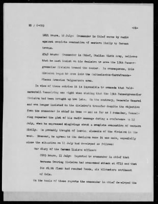 Thumbnail for Chapter 4 - C Series Manuscripts > C-095, War Diary of the Italian Campaign-Liaison Activities with Italian Sixth Army (1943)