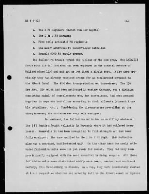 Thumbnail for Chapter 3 - B Series Manuscripts > B-717, Army Group H (1 Nov. 1944-31 Jan. 1945) and First Parachute Army (4 Sep.-31 Oct. 1944)