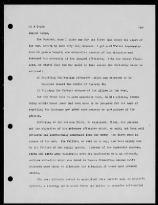 Thumbnail for Chapter 4 - C Series Manuscripts > C-039, Comment on the Report of 20 November 1947 on Operation NORDWIND