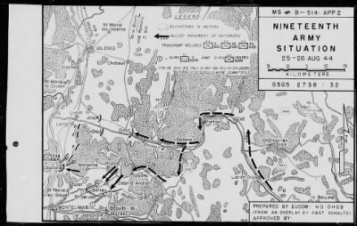 Thumbnail for Chapter 3 - B Series Manuscripts > B-514, Nineteenth Army (15 Aug.-15 Sep. 1944)