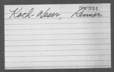 Thumbnail for Koch-Weser > Reimer