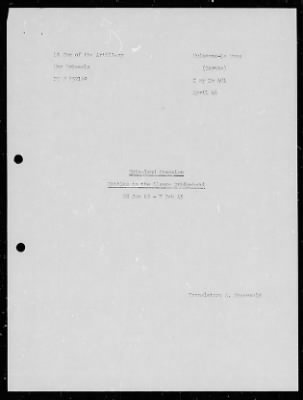 Thumbnail for Chapter 3 - B Series Manuscripts > B-099, LXIV Corps (28 Jan.-7 Feb. 1945)