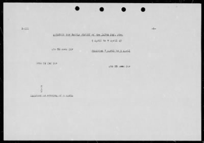 Thumbnail for Chapter 3 - B Series Manuscripts > B-111, 347th Infantry Division (4-10 Apr. 1945)