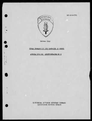 Chapter 4 - C Series Manuscripts > C-075-C-075a-C-075b, Final Commentaries on the Campaign in North Africa, 1941-4