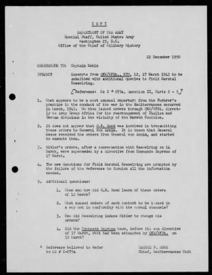 Chapter 4 - C Series Manuscripts > C-075-C-075a-C-075b, Final Commentaries on the Campaign in North Africa, 1941-4