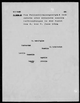 Thumbnail for Chapter 3 - B Series Manuscripts > B-839, 6th Parachute Regiment (1 May-20 Aug. 1944)