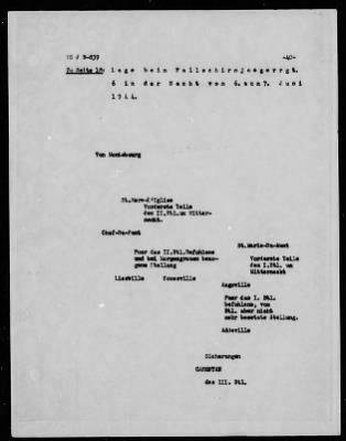 Thumbnail for Chapter 3 - B Series Manuscripts > B-839, 6th Parachute Regiment (1 May-20 Aug. 1944)