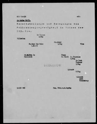 Thumbnail for Chapter 3 - B Series Manuscripts > B-839, 6th Parachute Regiment (1 May-20 Aug. 1944)