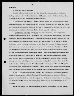 Thumbnail for Chapter 4 - C Series Manuscripts > C-039, Comment on the Report of 20 November 1947 on Operation NORDWIND