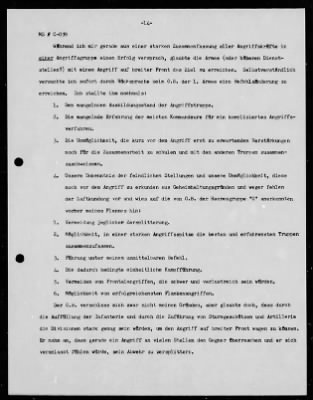 Thumbnail for Chapter 4 - C Series Manuscripts > C-039, Comment on the Report of 20 November 1947 on Operation NORDWIND