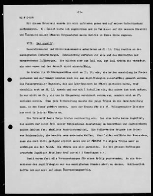 Thumbnail for Chapter 4 - C Series Manuscripts > C-039, Comment on the Report of 20 November 1947 on Operation NORDWIND