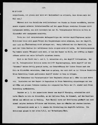 Thumbnail for Chapter 4 - C Series Manuscripts > C-039, Comment on the Report of 20 November 1947 on Operation NORDWIND