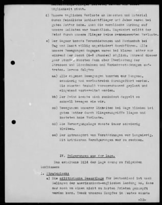 Thumbnail for Chapter 3 - B Series Manuscripts > B-840, Panzergruppe West (3 Jul.-9 Aug. 1944)