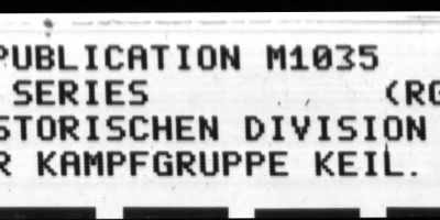 Thumbnail for Chapter 3 - B Series Manuscripts > B-844, Kampfgruppe Keil (5-20 Jun. 1944) and 1058th Infantry Regiment (6-8 Jun. 1944)