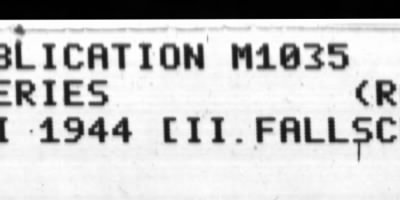 Thumbnail for Chapter 3 - B Series Manuscripts > B-261, II Parachute Corps (6 Jun.-24 Jul. 1944)