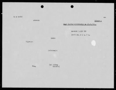 Thumbnail for Chapter 3 - B Series Manuscripts > B-262, II Parachute Corps (19 Sep. 1944-10 Mar. 1945)