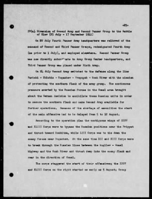 Thumbnail for Chapter 6 - P-Series Manuscripts > P-190, Consumption and Attrition Rates Attendant to the Operations of German Group Center in Russia (22 Jun.-31 Dec. 1941)