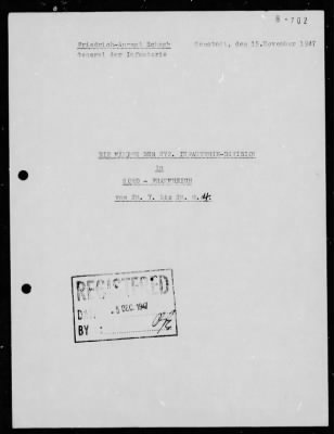 Thumbnail for Chapter 3 - B Series Manuscripts > B-702, 272d Infantry Division (26 Jul.-12 Sep. 1944)