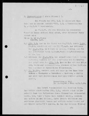 Thumbnail for Chapter 3 - B Series Manuscripts > B-702, 272d Infantry Division (26 Jul.-12 Sep. 1944)