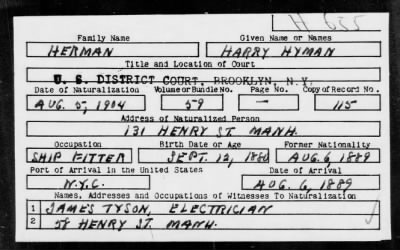 Thumbnail for HARRY HYMAN > HERMAN, HARRY HYMAN