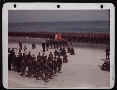 Thumbnail for ␀ > Italy....General View Of Ceremony For Presentation Of Distinguished Service Medal To Major General Nathan Twining, Attended By American And Allied Military Dignitaries.