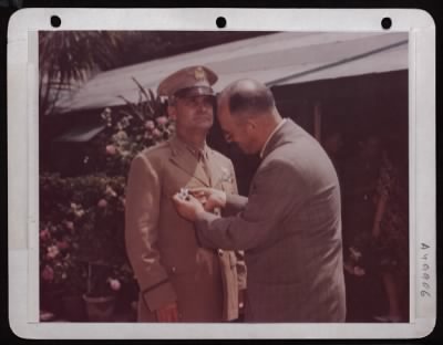 Thumbnail for ␀ > M. Alexander Bogomolov, Soviet Representative, Presents The 'Order Of Kutozov', Russia'S Highest Military Award, To Lt. Gen. Ira C. Eaker In Italy.