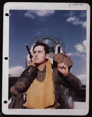 Thumbnail for ␀ > Ssgt. Harold L. Cousminer, Ass'T Engineer And Waist Gunner On A Consolidated B-24 Of The 15Th Af.