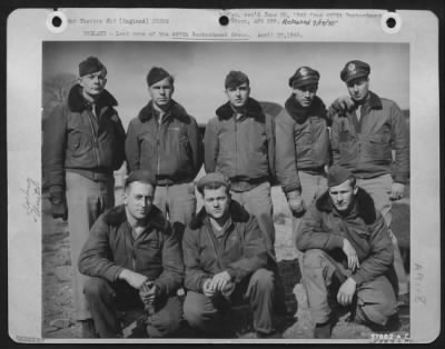 Thumbnail for Consolidated > England - Lead Crew Of The 487Th Bombardment Group.  April 22, 1945.