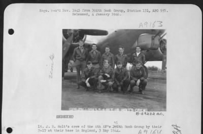 Thumbnail for Consolidated > Lt. J.B. Holt'S Crew Of The 8Th Af 95Th Bomb Group Standing By Their B-17 At Their Base In England, 3 May 1944.