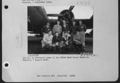 Thumbnail for Consolidated > 1St Lt. W. Cerrone'S Crew Of The 385Th Bomb Group, Based In England, 7 August 1943.