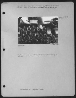 Thumbnail for Consolidated > Lt. Dauenhauer'S Crew Of The 486Th Bombardment Group In England.