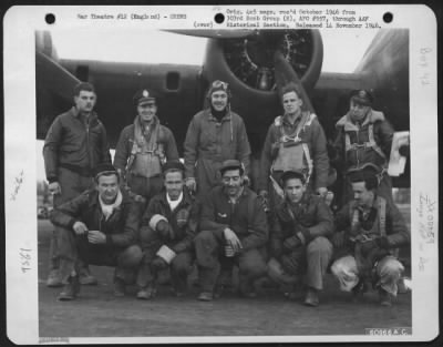 Thumbnail for Consolidated > Lt. Massey And Crew Of The 305Th Bomb Group, Are Shown Beside The B-17 "Flying Fortress" 'You'Ve Had It'.  30 March 1944.  England.