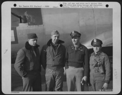 Thumbnail for Consolidated > Lead Team On Bombing Mission To Oranienburg, Germany, In Front Of A Boeing B-17 Flying Fortress.  360Th Bomb Squadron, 303Rd Bomb Group.  England, 10 April 1945.