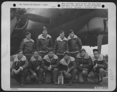 Thumbnail for Consolidated > Lt. Hybert And Crew Of The 359Th Bomb Squadron, 303Rd Bomb Group, Beside A Boeing B-17 Flying Fortress.  England, 15 December 1943.