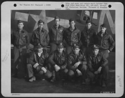 Thumbnail for Consolidated > Lt. Coppom And Crew Of The 360Th Bomb Squadron, 303Rd Bomb Group, Beside A Boeing B-17 Flying Fortress.  England, 27 January 1944.