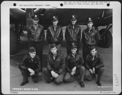 Consolidated > Crew Of The 92Nd Bomb Group Beside A Boeing B-17 Flying Fortress.  England, 29 August 1944.