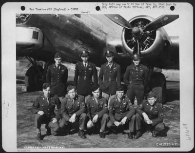 Thumbnail for Consolidated > Crew Of The 92Nd Bomb Group Beside A Boeing B-17 Flying Fortress.  England, 31 August 1944.